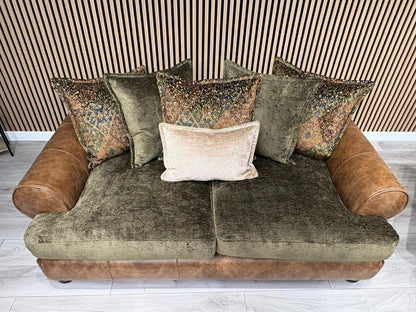 Viscount Fabric 3 Seater Sofa + Love Chair Set - RRP £3898