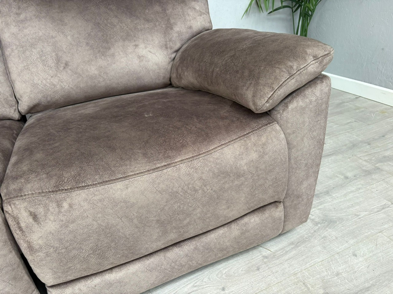 DFS - FAXON Fabric 2 Seater Power Recliner Sofa - RRP £879