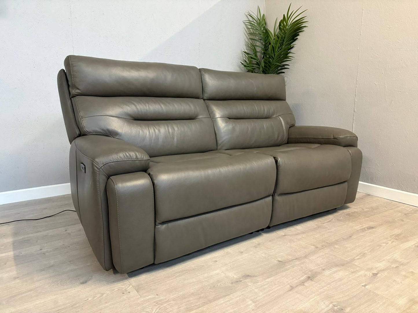 Furniture Village CINEMAX Leather 3 Seater Power Reclining Sofa - RRP £2,395