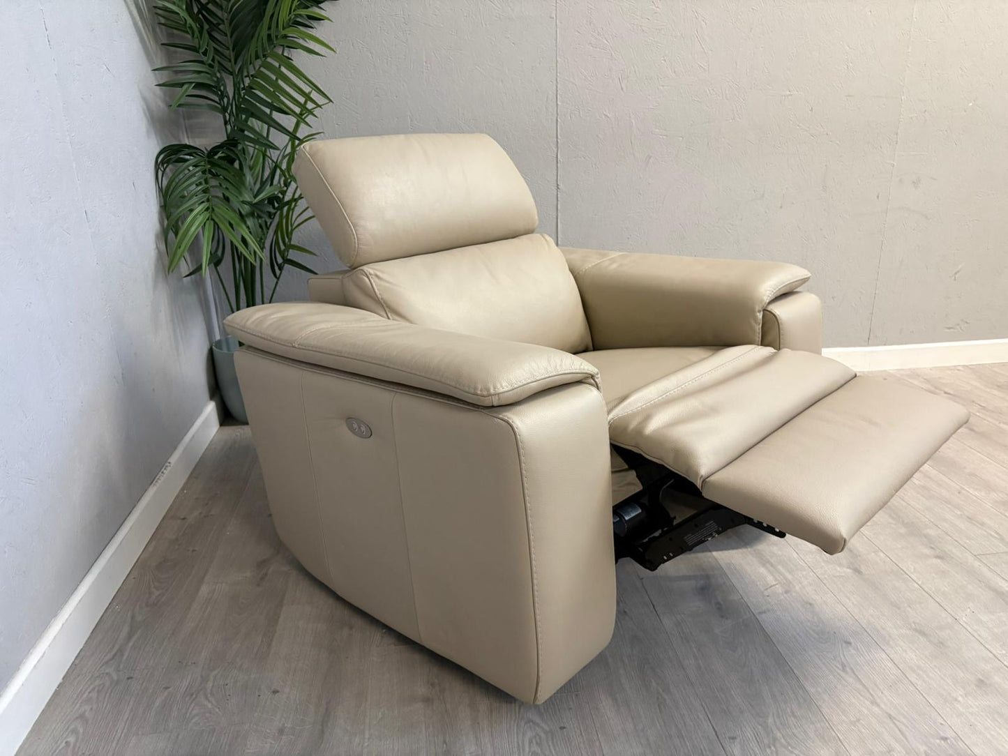 Furniture Village - Nicoletti Davide Leather Power Recliner Chair - RRP £1995