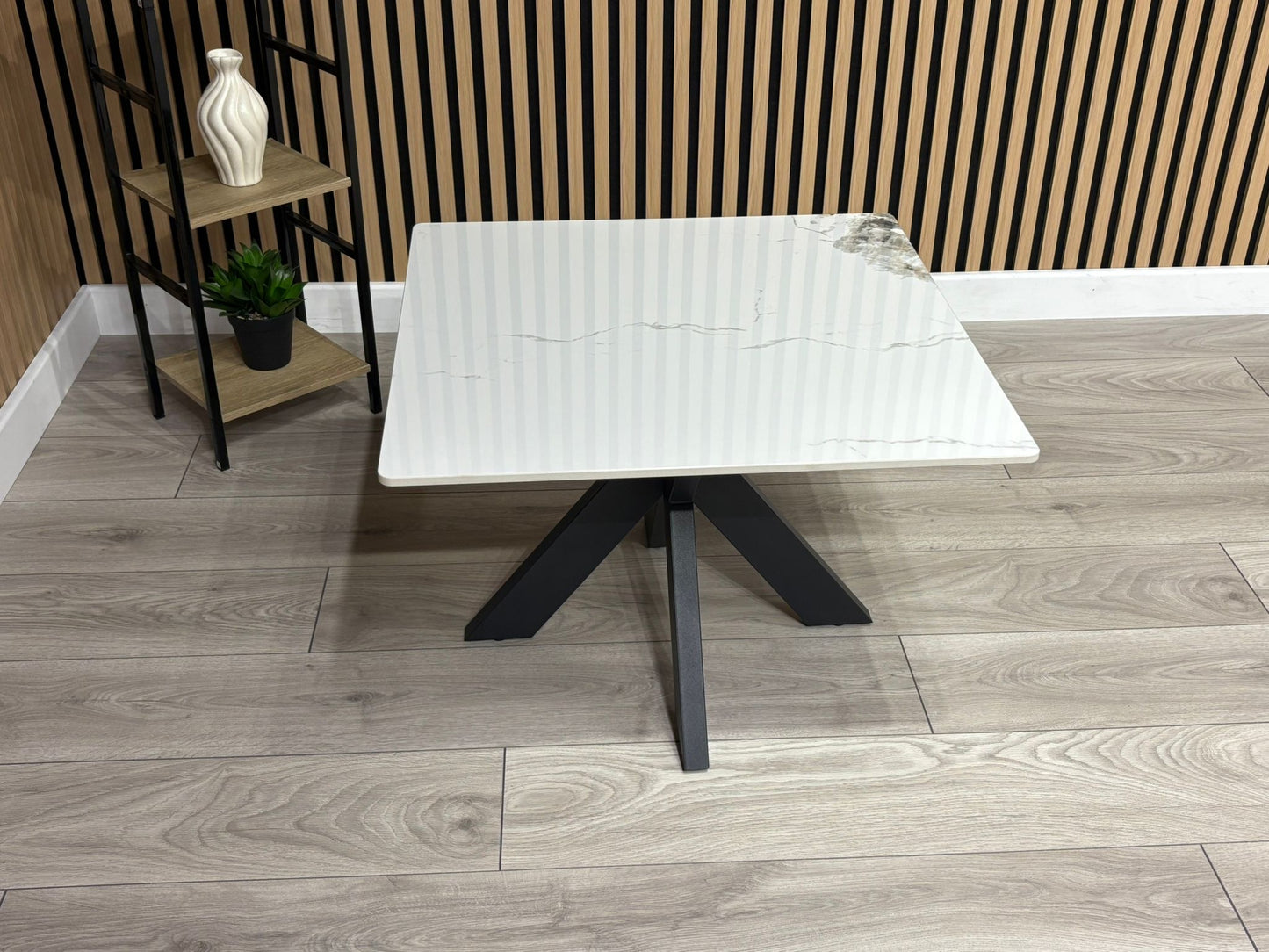 NEXT Sample - Crete Marble Effect End Table, RRP £300