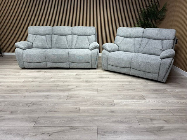 Havana Fabric 3 Seater + 2 Seater Power Recliner Sofa Set - RRP £3698
