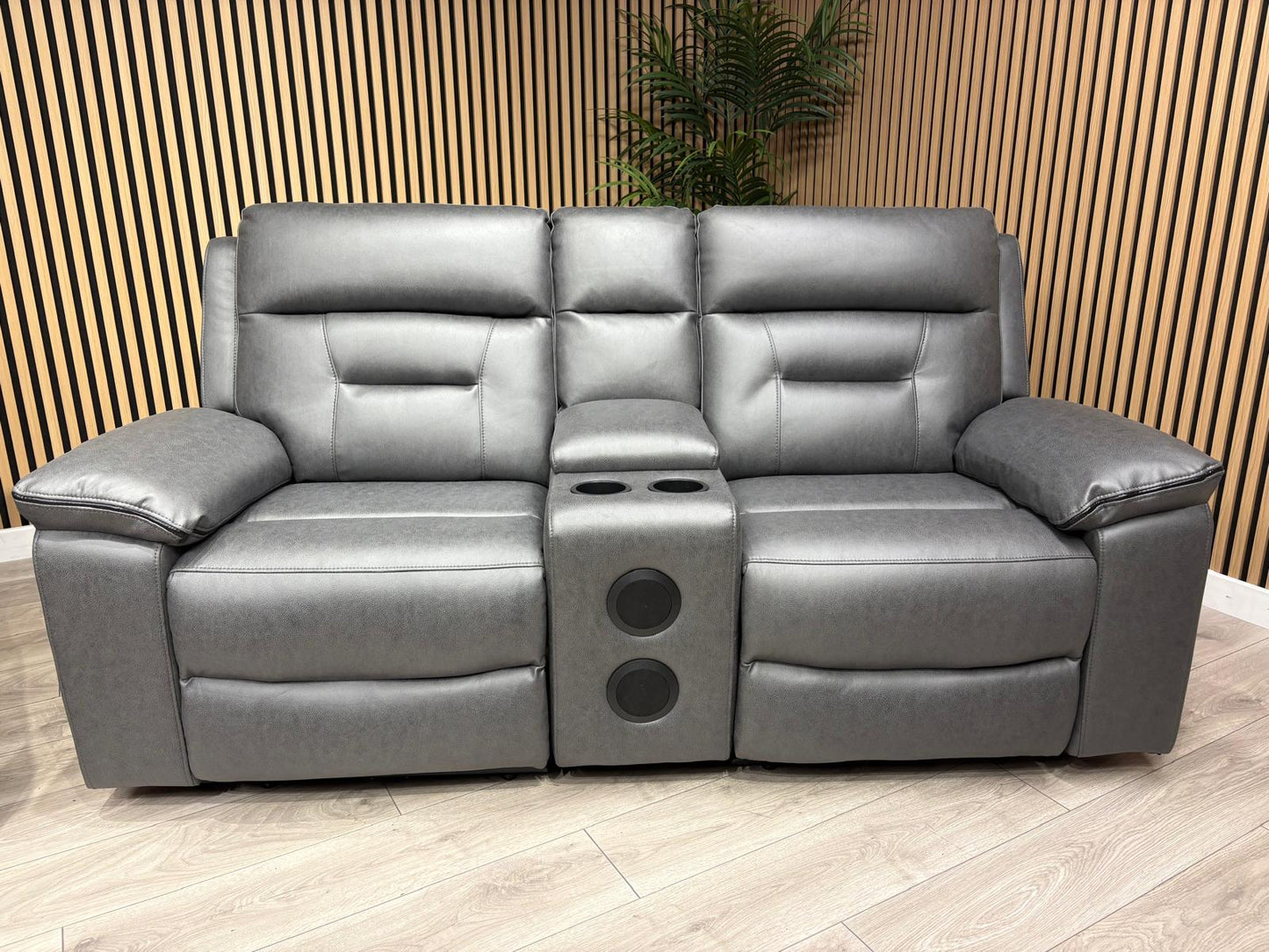 DFS Braylan 3+2 Seater Power Recliner Sofa Set with Console RRP £2498