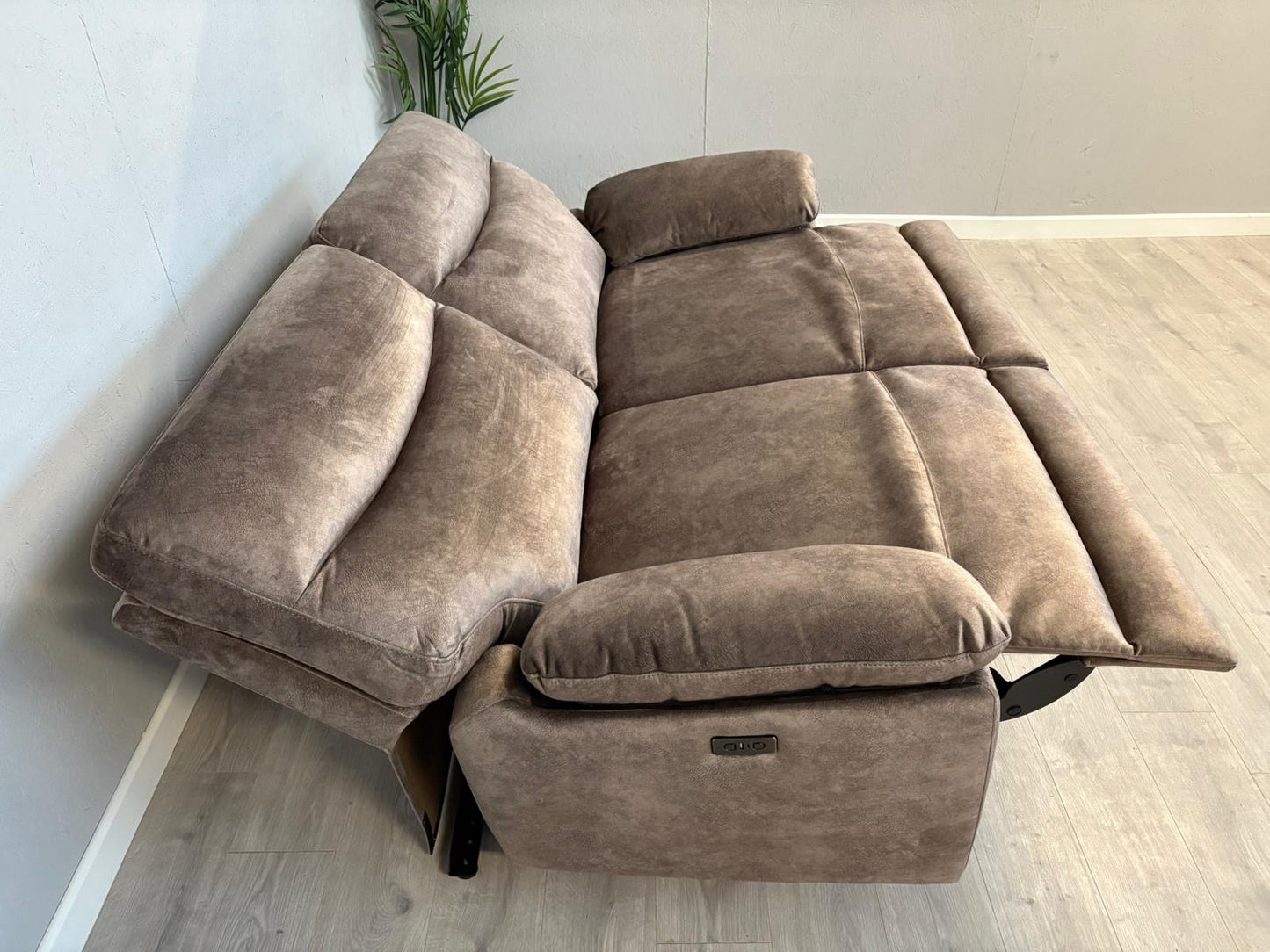 DFS Faxon Fabric 3 Seater Power Recliner Sofa - RRP £899