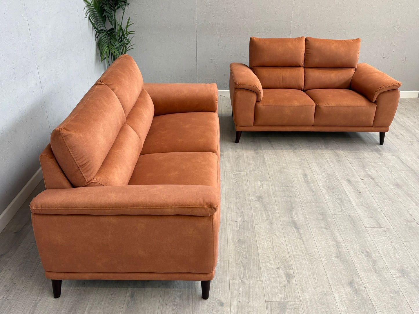 Furniture Village - Morgan 3 Seater + 2 Seater Fabric Sofa Set RRP £2890