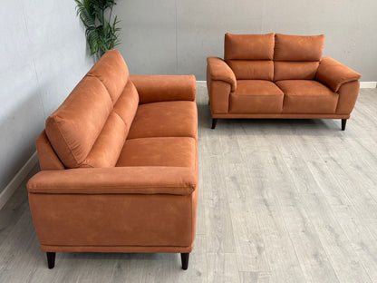 Furniture Village - Morgan 3 Seater + 2 Seater Fabric Sofa Set RRP £2890