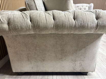 Victoria Fabric 3 Seater Sofa + Wingback Chair Set - RRP £3198