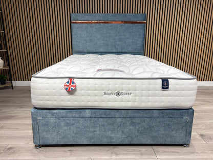 Elegant 3000 Pocket Divan Bed Set + Headboard. Available in all sizes