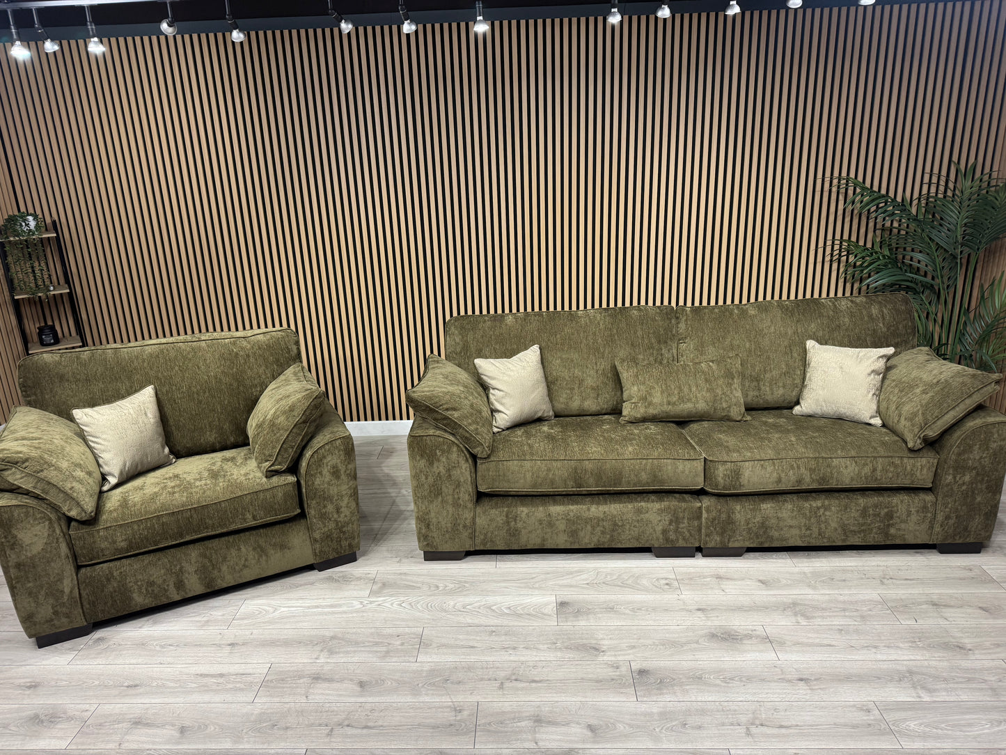 NEXT Stamford Style Fabric 4 Seater Sofa + Love Chair Set - RRP £2550