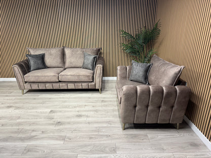 DFS - Cherished Style 3 Seater + Love Chair Sofa Set, Formal Back - RRP £2,399