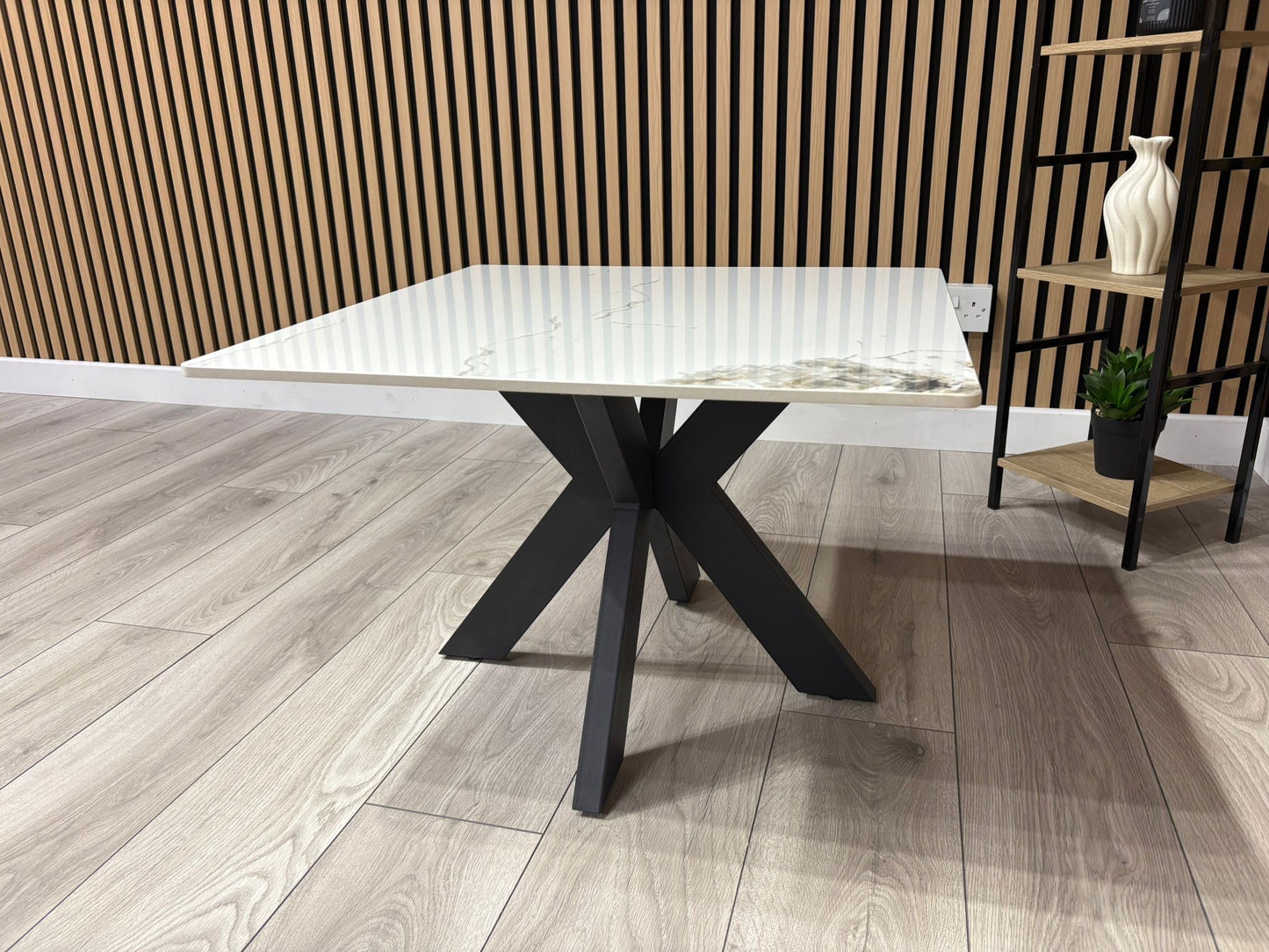 NEXT Sample - Crete Marble Effect End Table, RRP £300