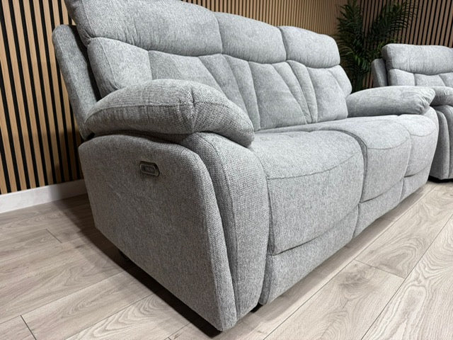 Havana Fabric 3 Seater + 2 Seater Power Recliner Sofa Set - RRP £3698