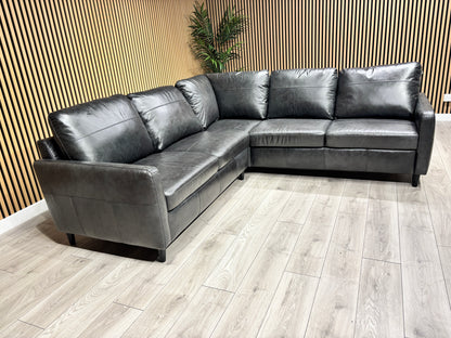 John Lewis BAILEY Style Leather 2 Corner 2 Sofa - RRP £3,679