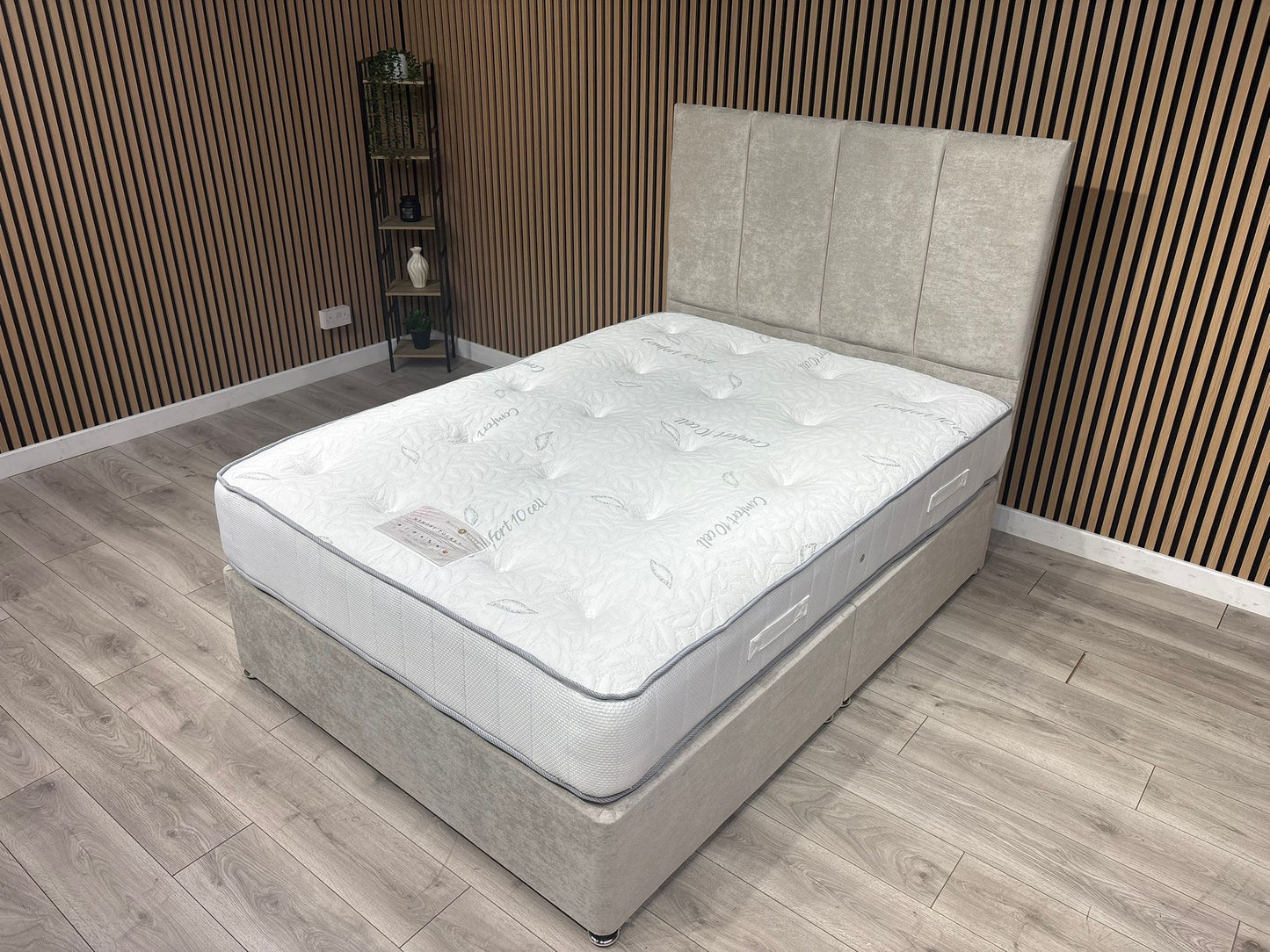 Memory Pocket Mattress Divan Bed Set - Different sizes available