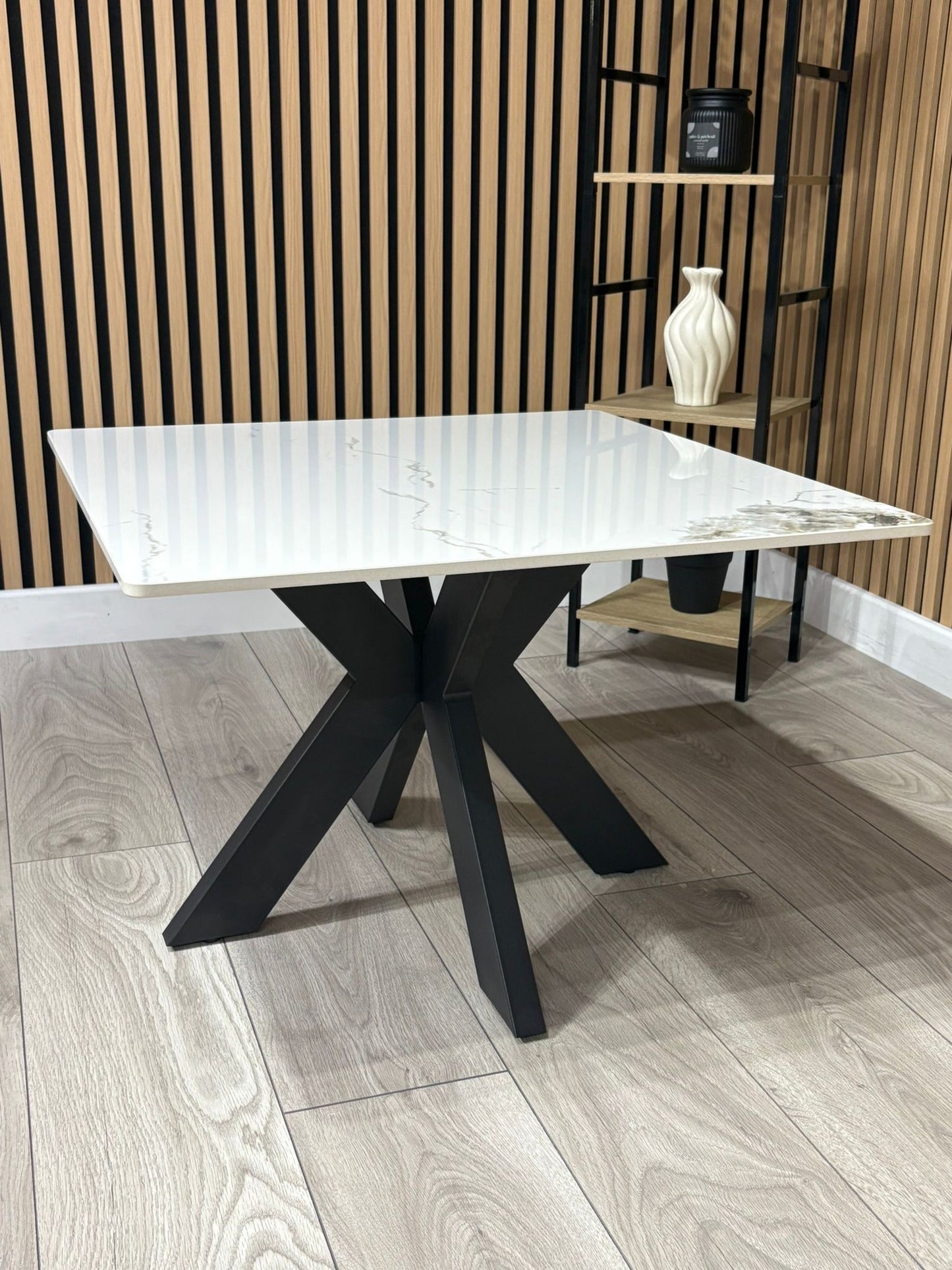 NEXT Sample - Crete Marble Effect End Table, RRP £300