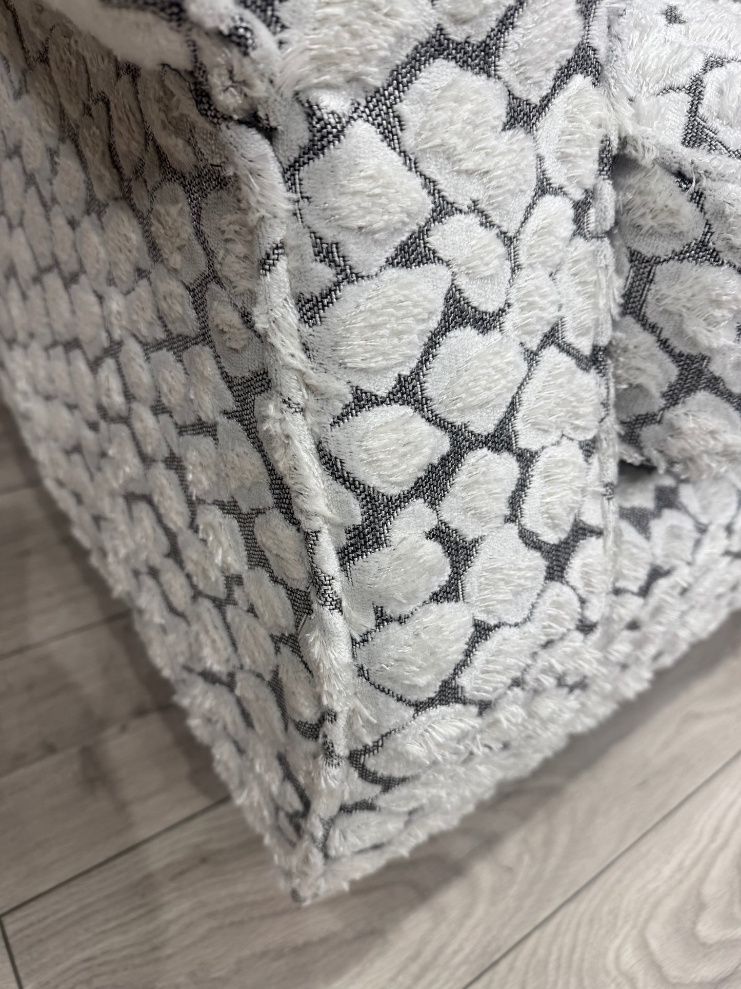 Habitat Fabric Wingback Chair / Armchair, Pebble- RRP £999