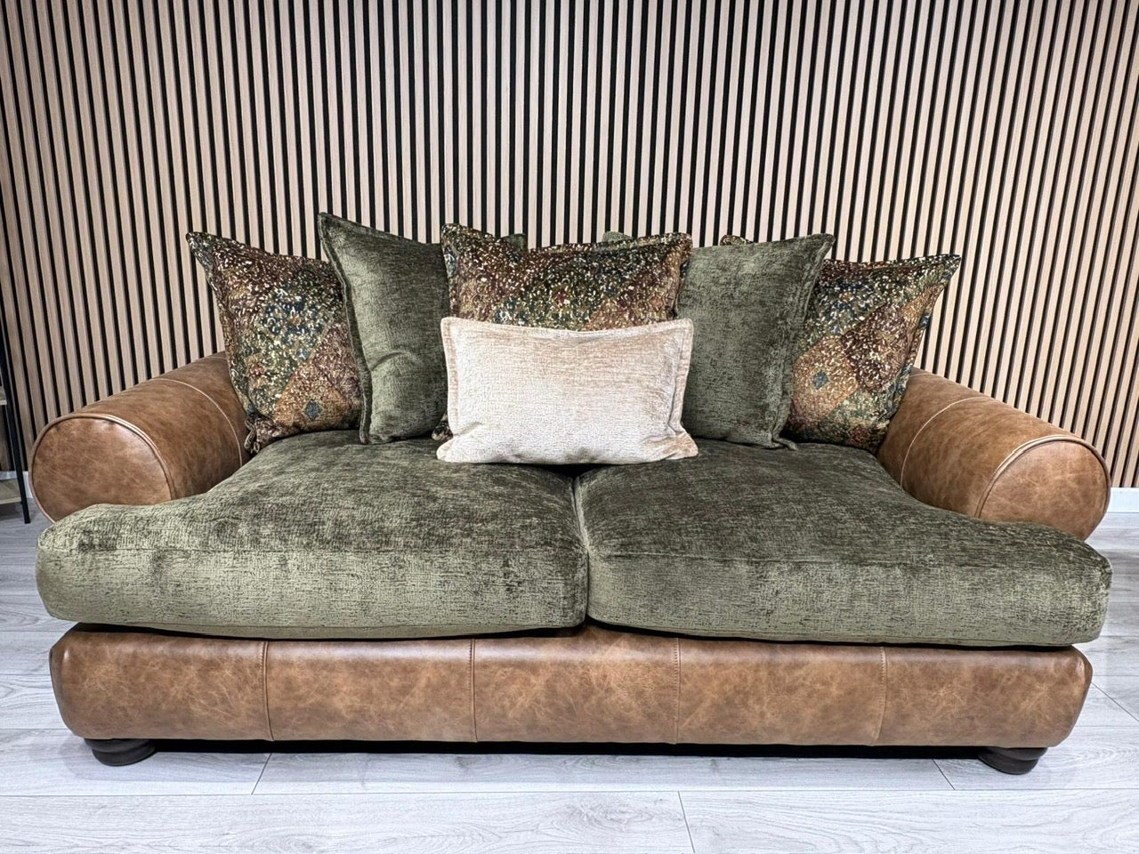 Viscount Fabric 3 Seater Sofa + Love Chair Set - RRP £3898