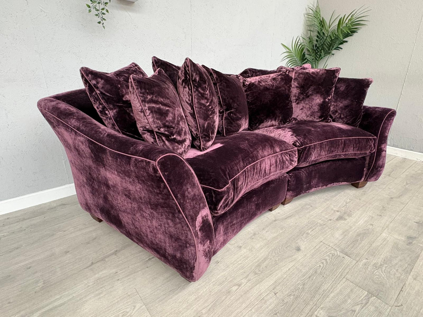 Westbridge Premium Fabric Large Curved Sofa - RRP £2599