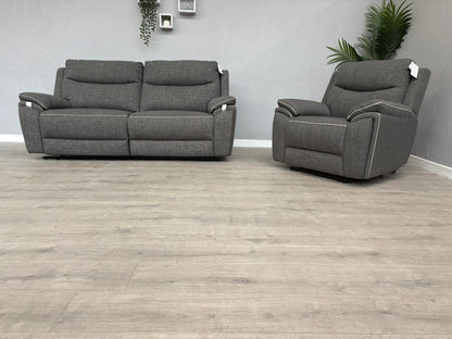 DFS - Trek Power Recliner 3 Seater Sofa + Armchair - RRP £1978
