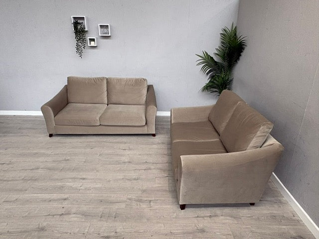 Laura Ashley BASLOW Style Fabric 3 Seater + 2 Seater Sofa Set - RRP £2,800
