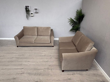 Laura Ashley BASLOW Style Fabric 3 Seater + 2 Seater Sofa Set - RRP £2,800