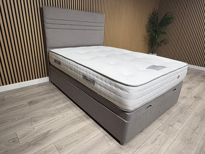 Platinum 1500 Ottoman Divan Bed Set + Headboard. Available in all sizes