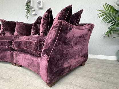 Westbridge Premium Fabric Large Curved Sofa - RRP £2599
