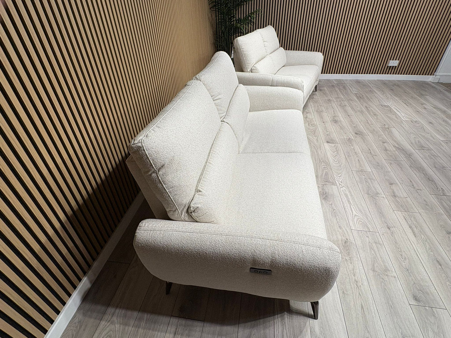 SORRENTO Fabric 3+2 Seater Power Recliners - RRP £3395