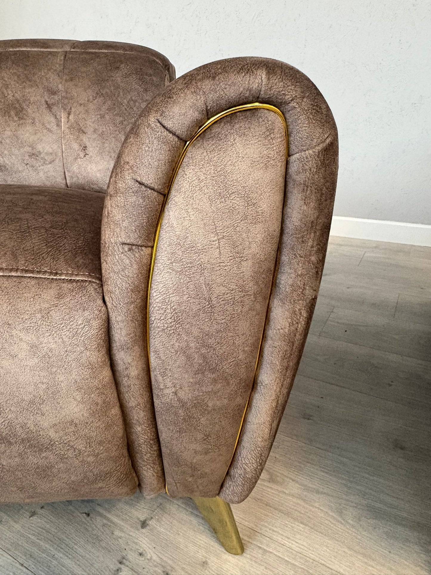 DFS Lidia Left Hand Facing Arm Open End Power Recliner Corner Sofa + Chair, RRP: £2898