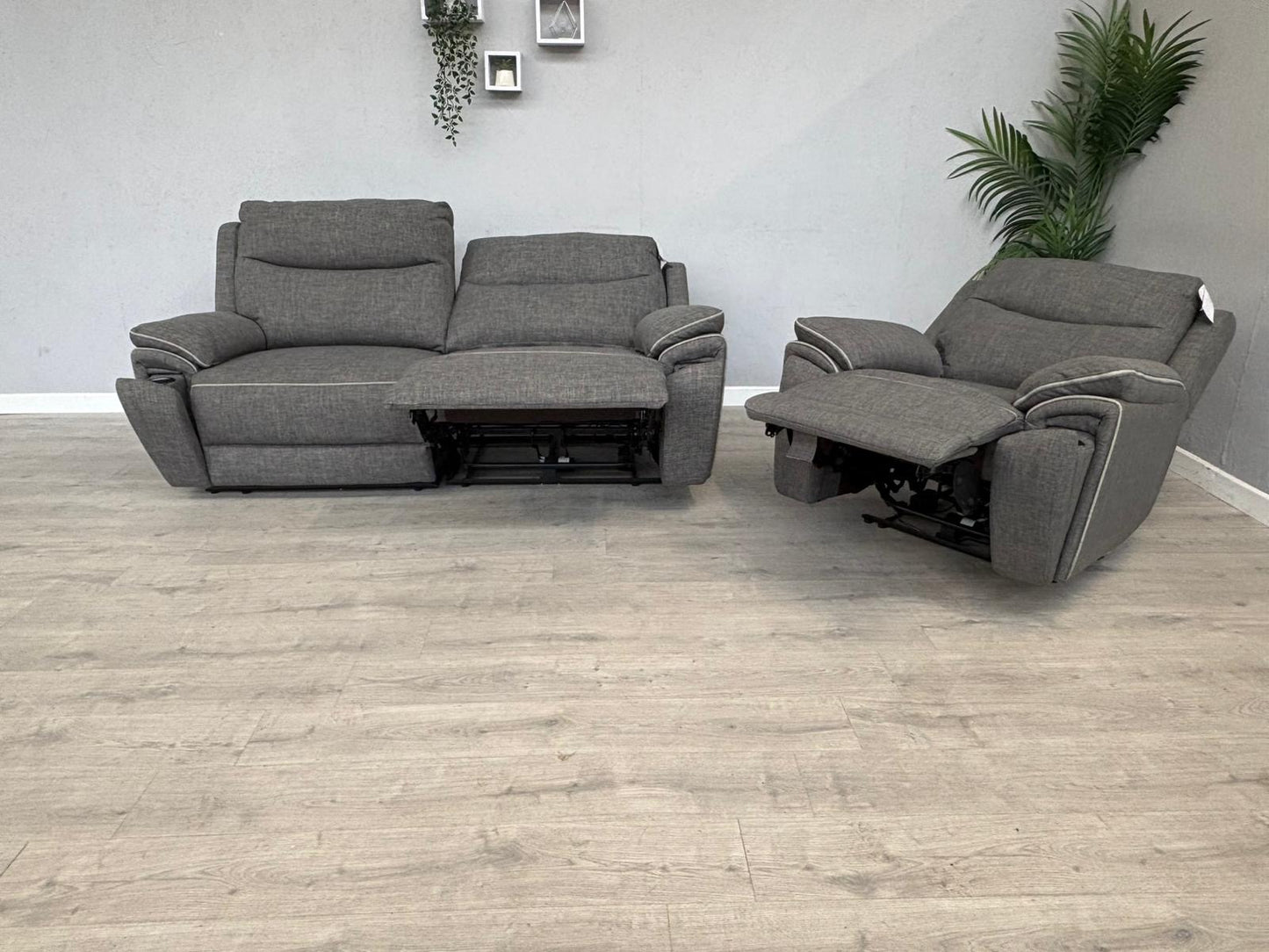 DFS - Trek Power Recliner 3 Seater Sofa + Armchair - RRP £1978