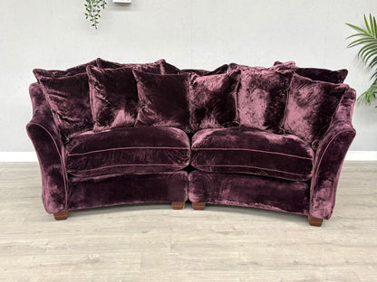 Westbridge Premium Fabric Large Curved Sofa - RRP £2599