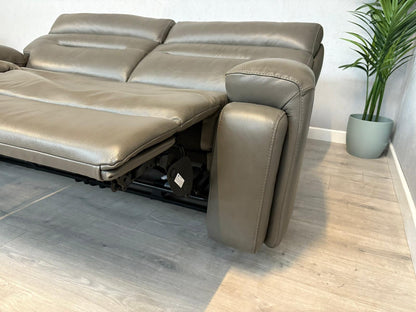Furniture Village CINEMAX Leather 3 Seater Power Reclining Sofa - RRP £2,395