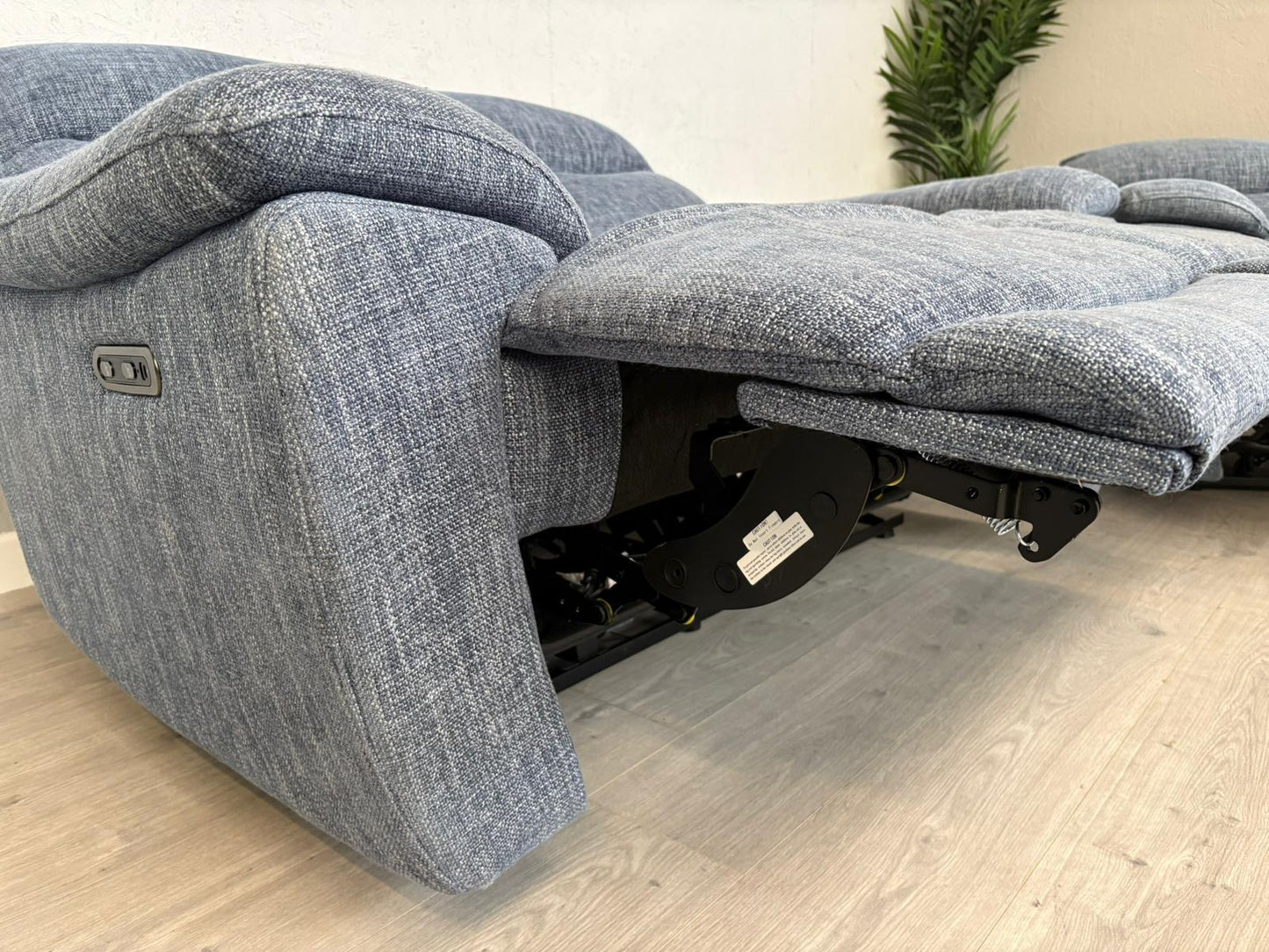 Furniture Village SLOANE Fabric 2+2 Seater Power Recliners - RRP £1950