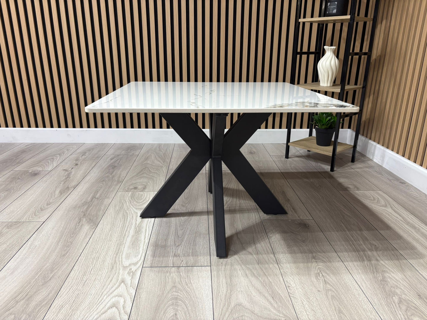 NEXT Sample - Crete Marble Effect End Table, RRP £300