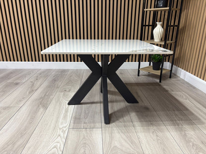 NEXT Sample - Crete Marble Effect End Table, RRP £300