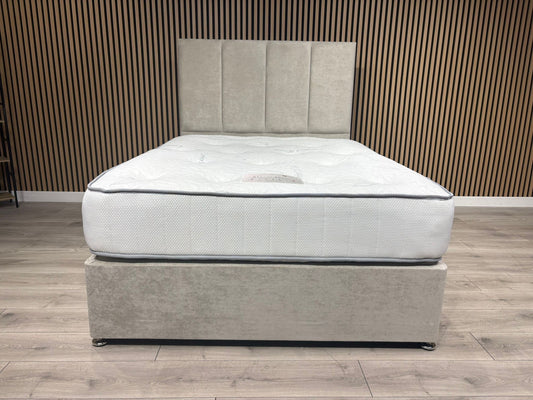 Memory Pocket Mattress Divan Bed Set - Different sizes available