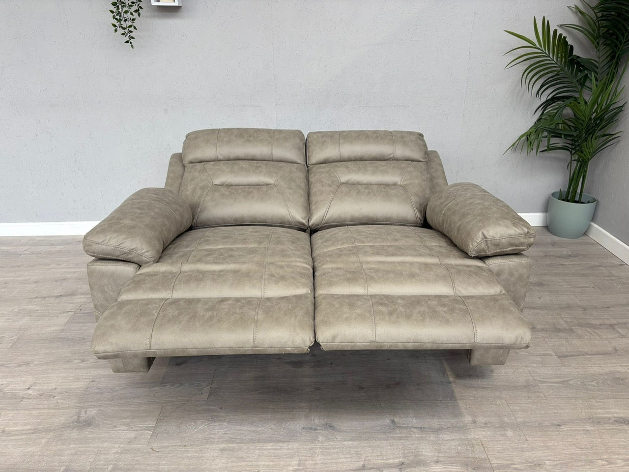 DFS - BRAYLAN Fabric 2 Seater Manual Recliner Sofa - RRP £879