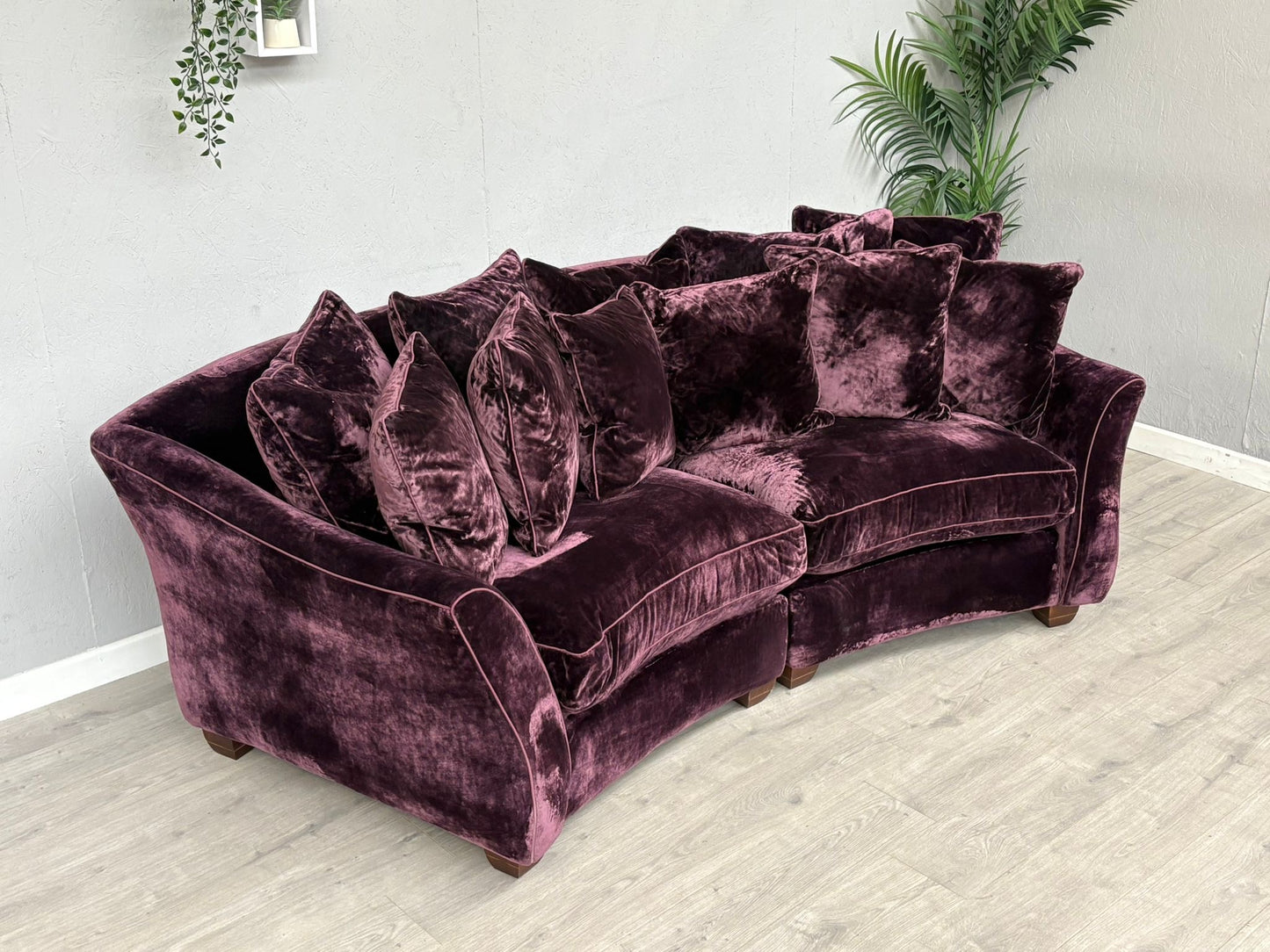 Westbridge Premium Fabric Large Curved Sofa - RRP £2599