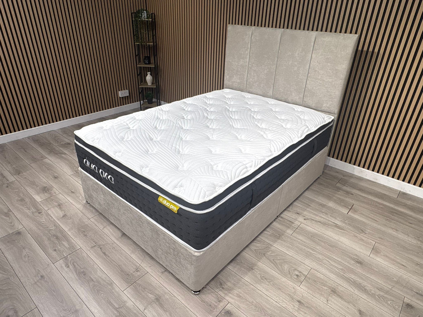 Duo Pro Pocket Sprung Mattress Divan Bed Set - Different sizes available