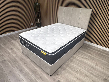 Duo Pro Pocket Sprung Mattress Divan Bed Set - Different sizes available