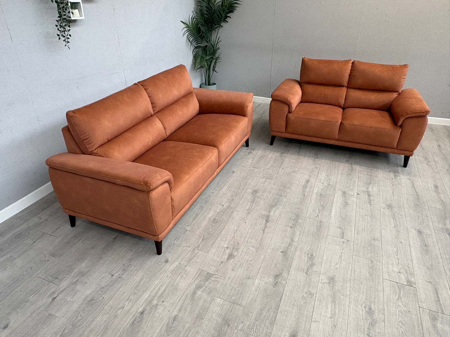 Furniture Village - Morgan 3 Seater + 2 Seater Fabric Sofa Set RRP £2890