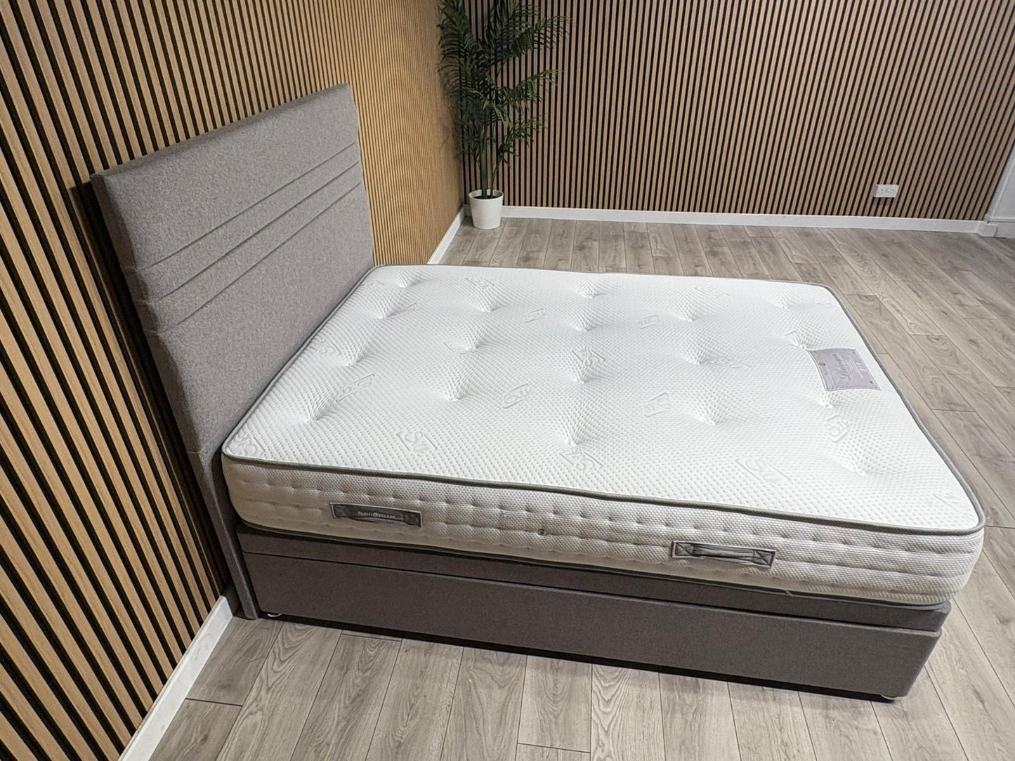 Platinum 1500 Ottoman Divan Bed Set + Headboard. Available in all sizes