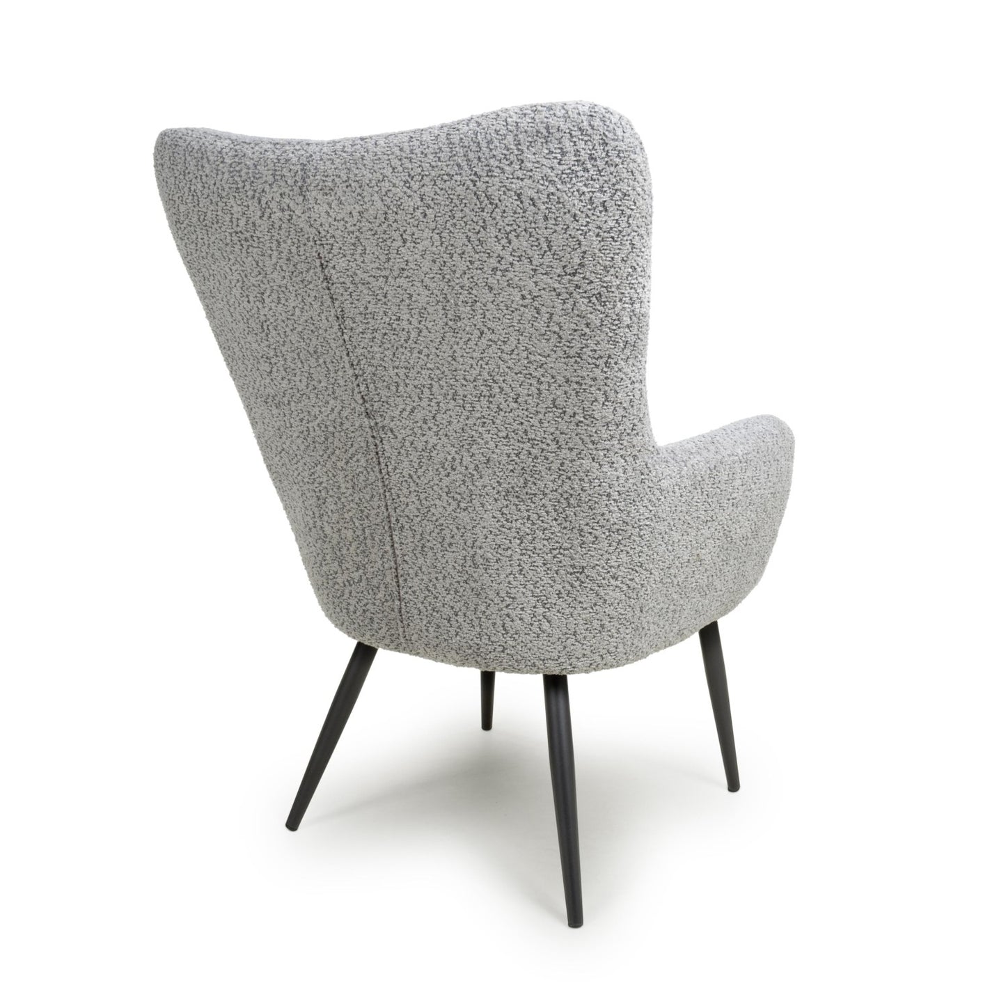 Bordeaux Textured Chenille Effect Grey Armchair