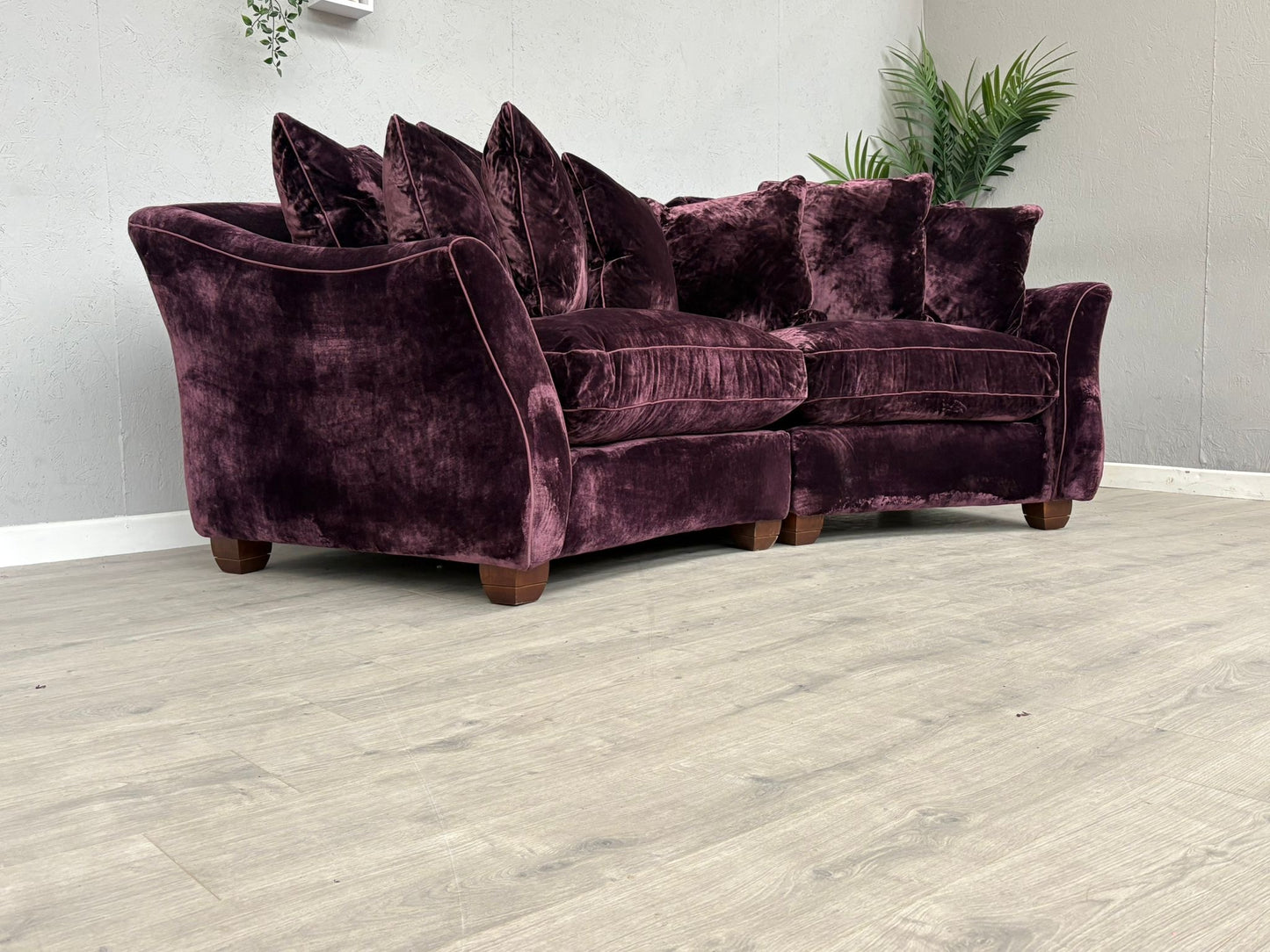 Westbridge Premium Fabric Large Curved Sofa - RRP £2599