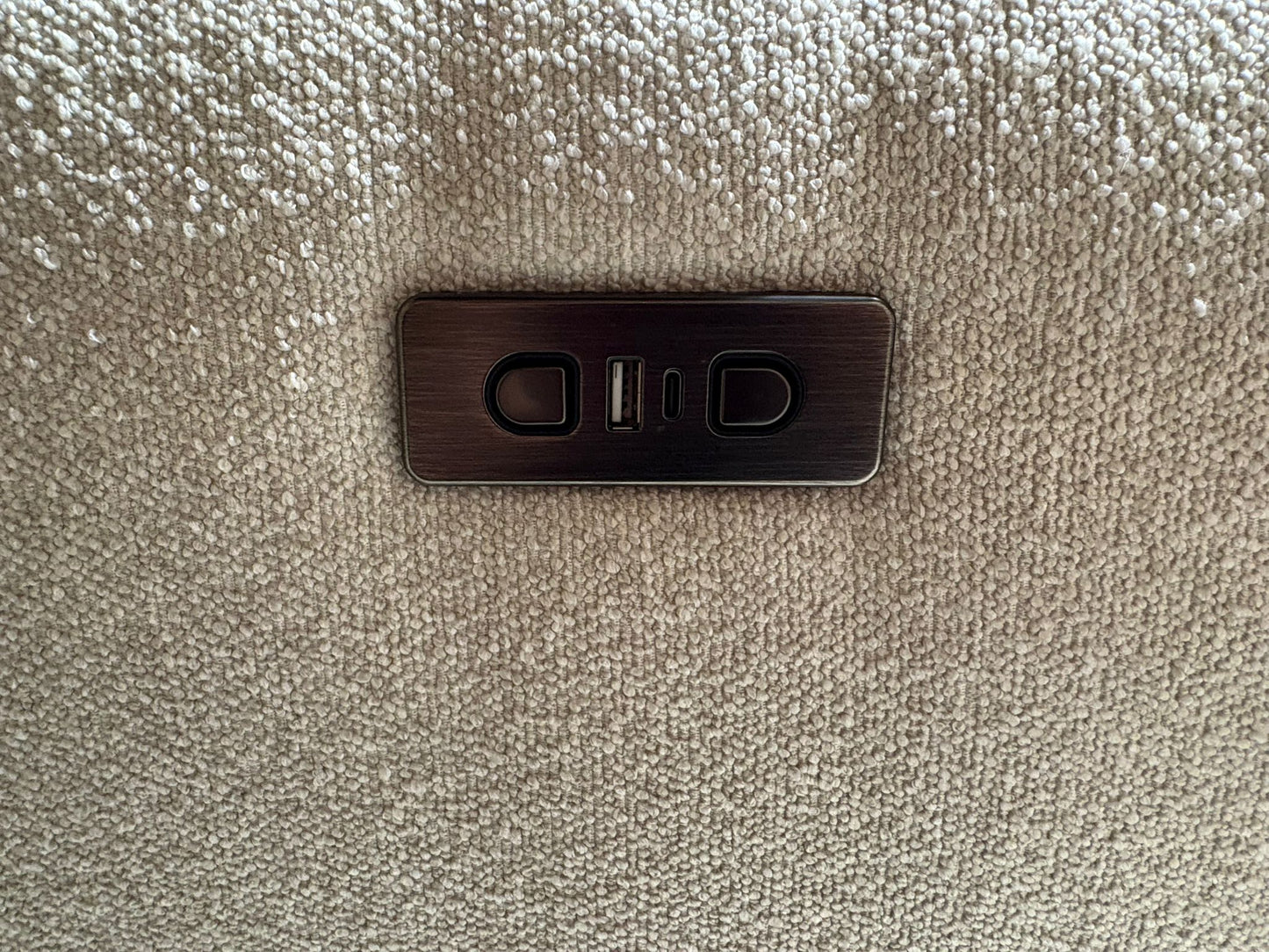 SORRENTO Fabric 3+2 Seater Power Recliners - RRP £3395