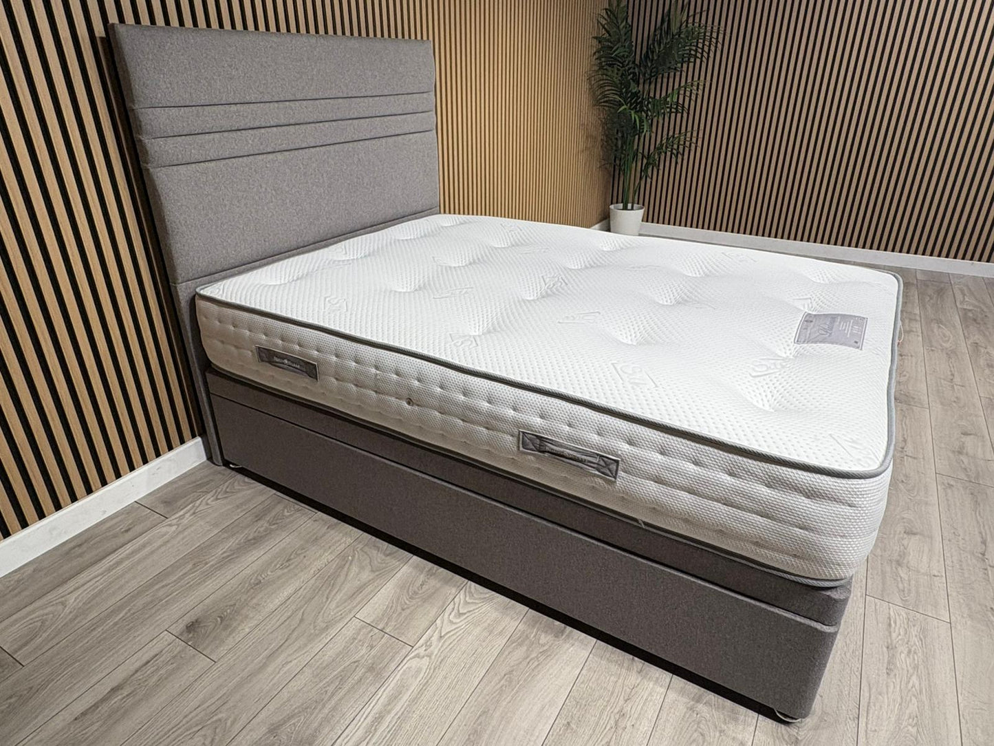 Platinum 1500 Ottoman Divan Bed Set + Headboard. Available in all sizes
