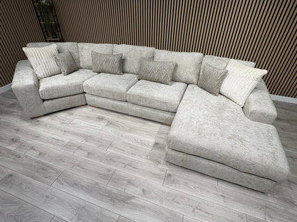 DFS Sample - Pandora RHF large Chaise Corner Sofa - RRP: £3495