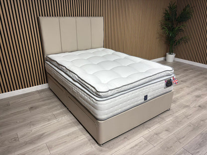 Swaledale 5000 Pocket Divan Bed Set + Headboard. Available in all sizes