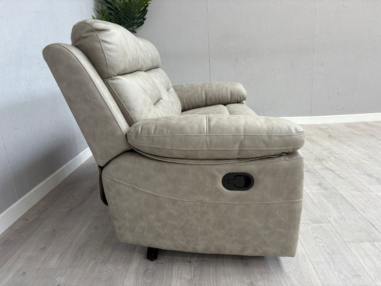 DFS - BRAYLAN Fabric 2 Seater Manual Recliner Sofa - RRP £879
