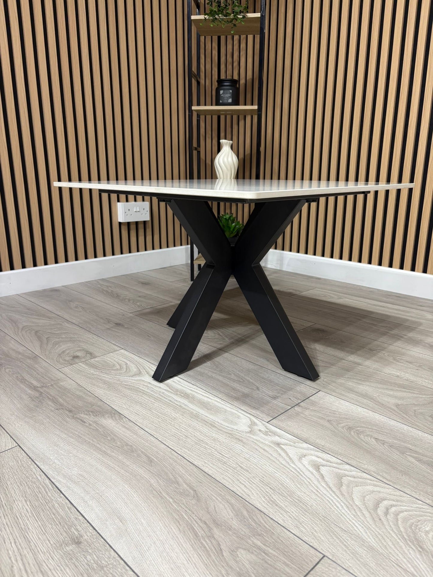 NEXT Sample - Crete Marble Effect End Table, RRP £300